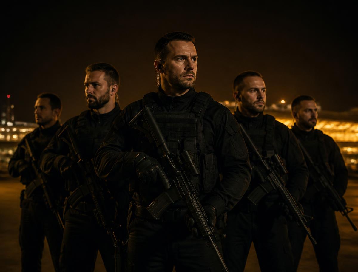ARS security officers standing ready